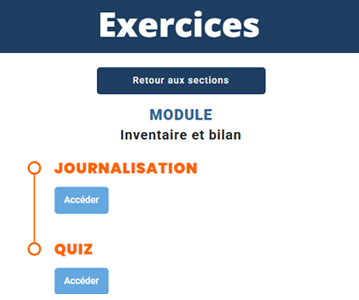 Réalisez des exercices