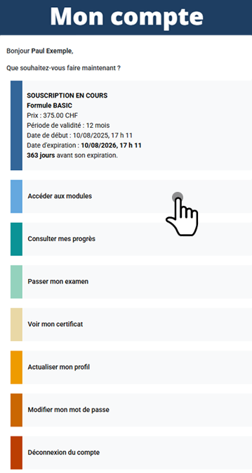 Mon espace
