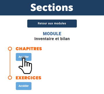 Liste des sections