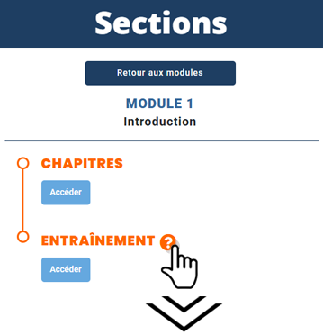 Note sur l'entraînement